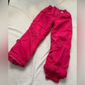 Pink Zero Xposur girls snow pants, size 7/8.